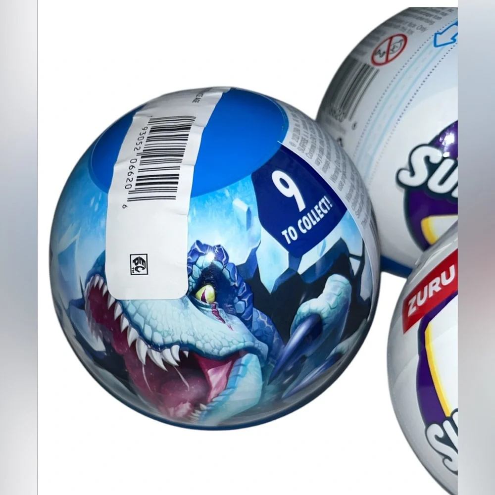 Set3-Zuru Dino Strike Ice Age Surprise Balls